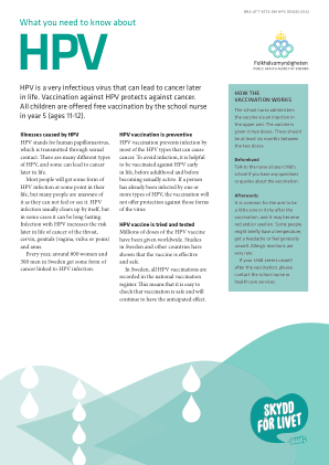 您需要了解的有关 HPV 的信息